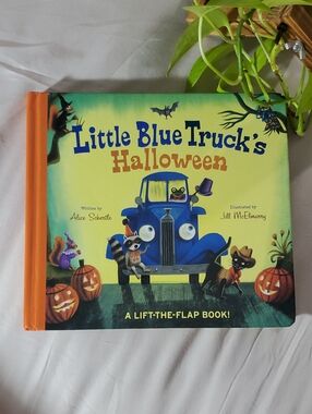 LITTLE BLUE TRUCK- LITTLE BLUE TRUCK'S HALLOWEEN LIFT THE FLAP BOARD BOOK